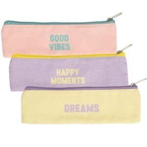Estuche para lápices de algodón Neon Basics