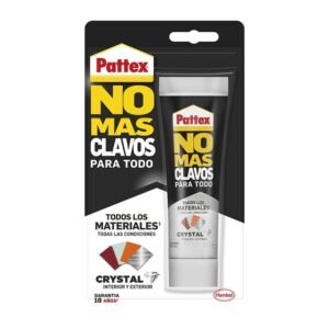 Adhesivo montaje reactivo transparente PATTEX No Más Clavos Crystal