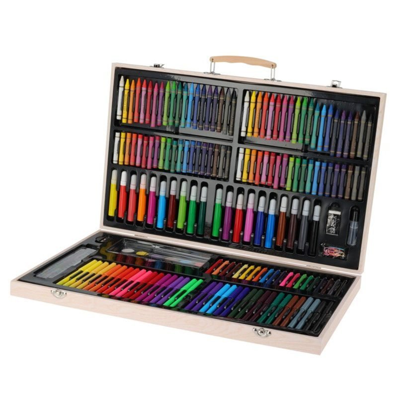 Estuche maletín para dibujo y pintura 180 piezas