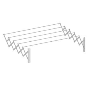 Tendedero pared extensible CUNCIAL Longitud varilla 120 cm