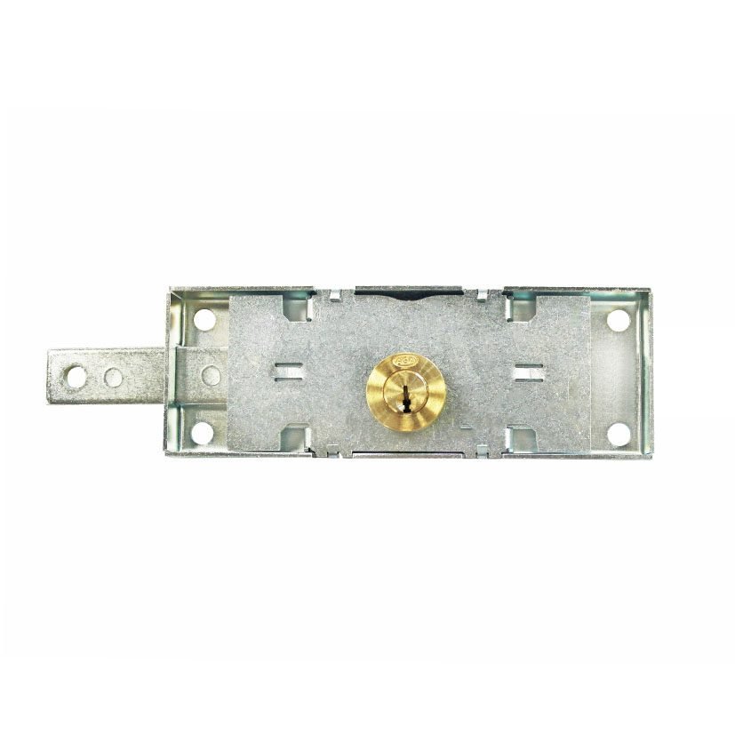 Cerradura puerta enrollable AGA 195-196 Mod. 196. Cerradura lateral reversible. ø25mm