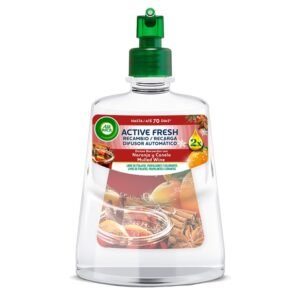 Ambientador AIRWICK ActiveFresh Fragancia Recambio Naranja y Canela