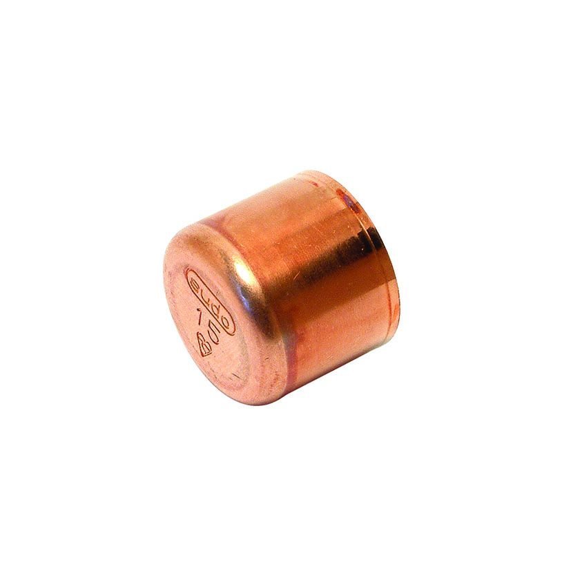 Tapon cobre para soldar hembra STH 5un Ø 22 mm
