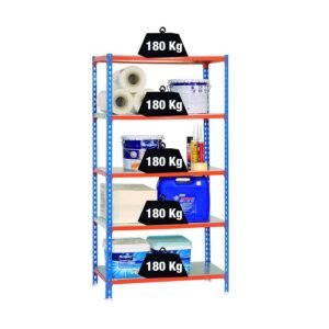Estantería metálica SIMONRACK Click Plus 5/400 Medida 100x40xh200 cm
