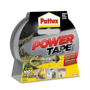 Cinta americana PATTEX 20m+10m Color Negro
