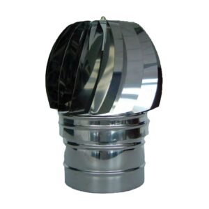 Sombrerete giratorio humo acero inox FUN&GO. Ø 250 mm