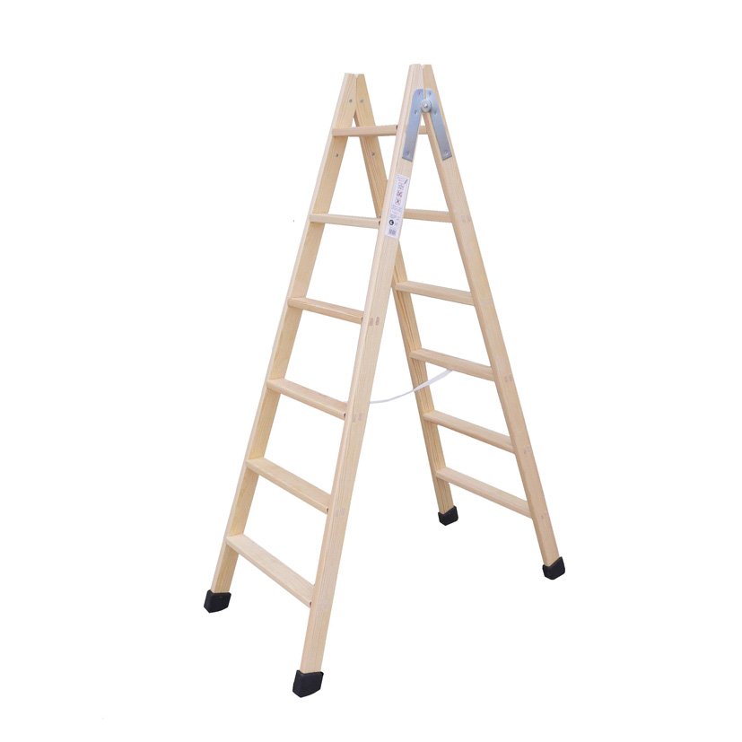 Escalera de Madera con Tacos Profesional - Imagen 2