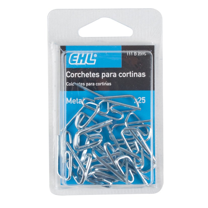 Corchete Cortina Metalico 25 UDS EHL ventana - Imagen 2