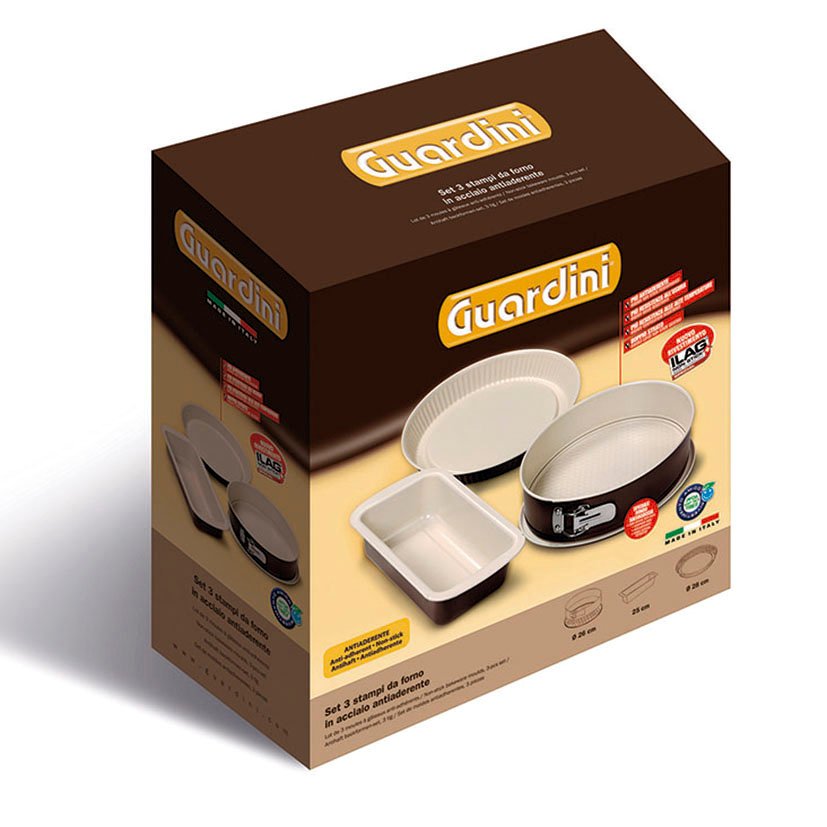 MOLDE Reposteria Juego 3 Guardini mold pastel - Imagen 2