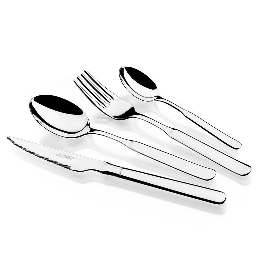 Cubiertos ACERO INOX MILAN Estuche 24 PZ Monix-bra Monix Bra cubertería mesa - Imagen 2