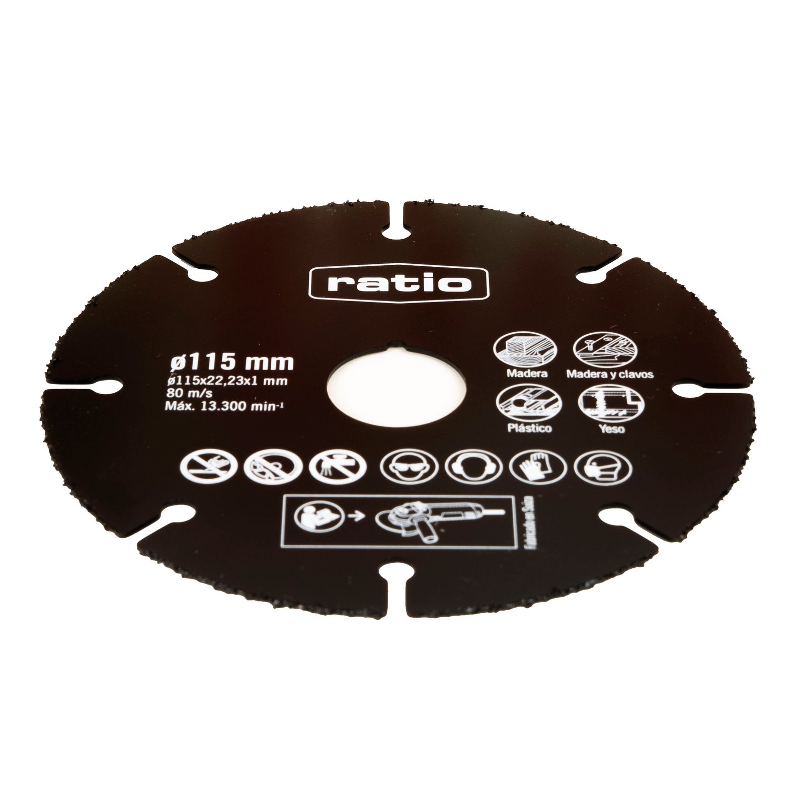 DISCO Multiwheel DE Carburo 115 MM RATIO 115 MM 115X1 Mate - Imagen 2
