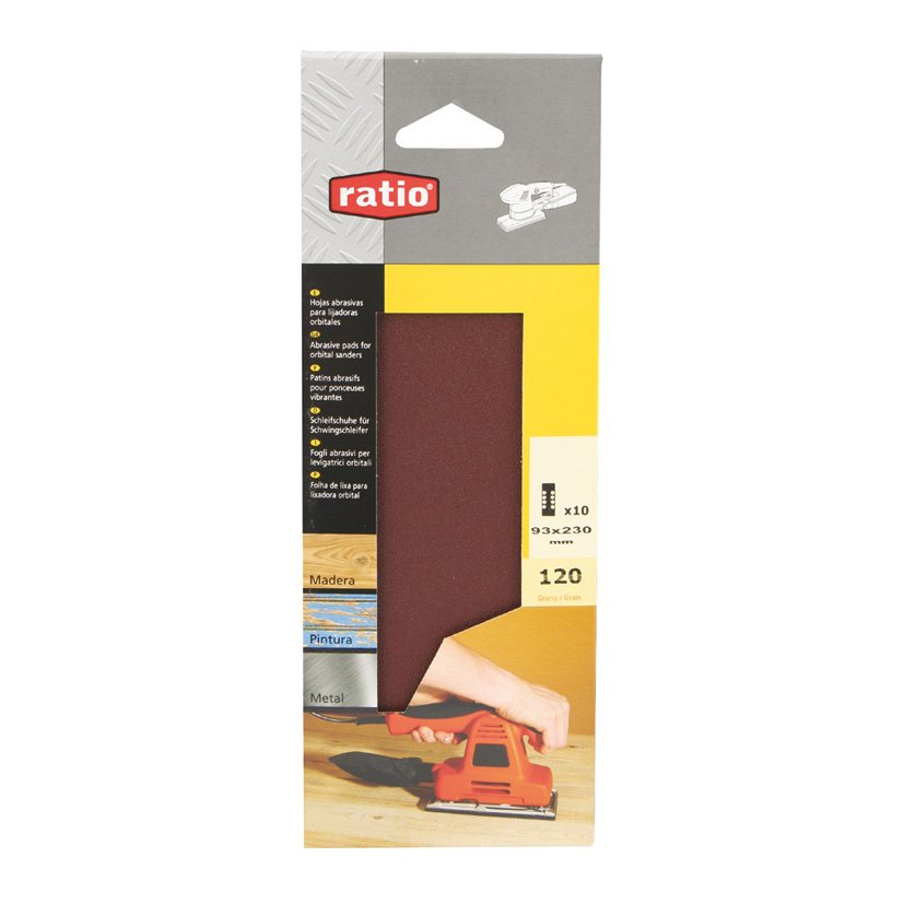 HOJAS Perforadas 93X230 G60 RATI RATIO 10 93X230 Mm abrasivo electroportatil - Imagen 2