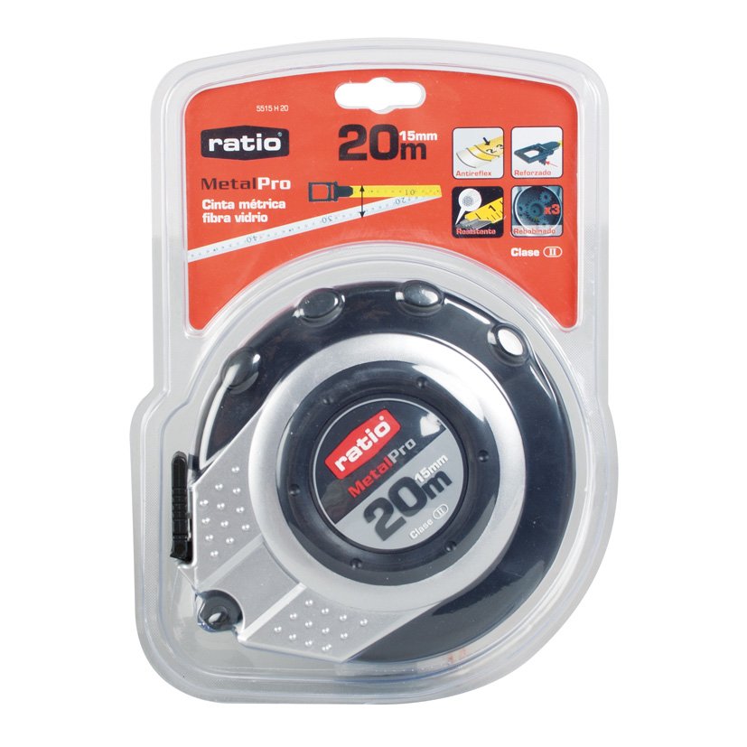 CINTA Metrica 20 MTS RATIO 15 Mm métrica flexómetro - Imagen 2