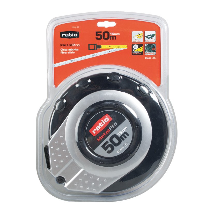 CINTA Metrica 50 MTS RATIO 15 Mm métrica flexómetro - Imagen 2