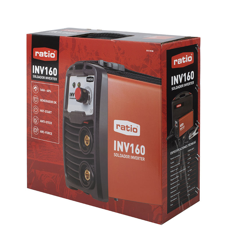 Soldador ARCO Inverter INV-160 RATIO 160 a 4 Mm monofásico - Imagen 3