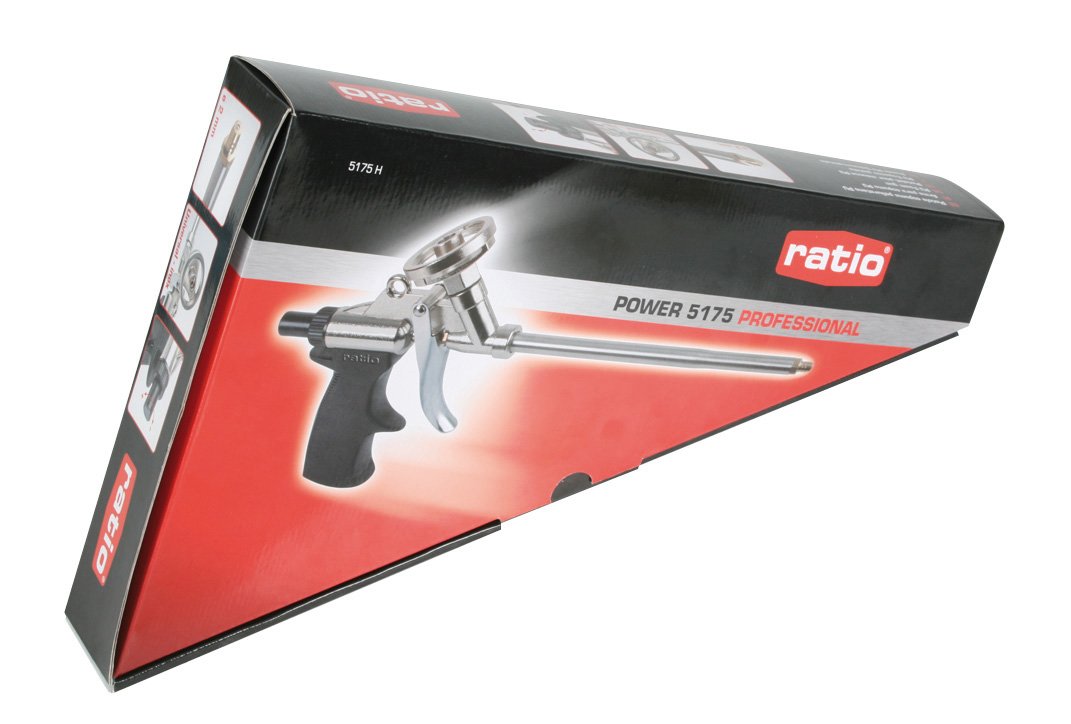 Pistola Espuma PU Metalica PROF RATIO 2 Mm selladora - Imagen 5