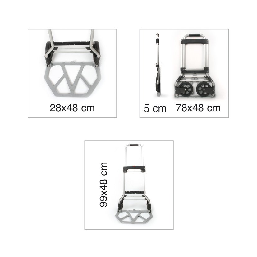 Carretilla Transporte 75 KG RATIO soport rodant - Imagen 2