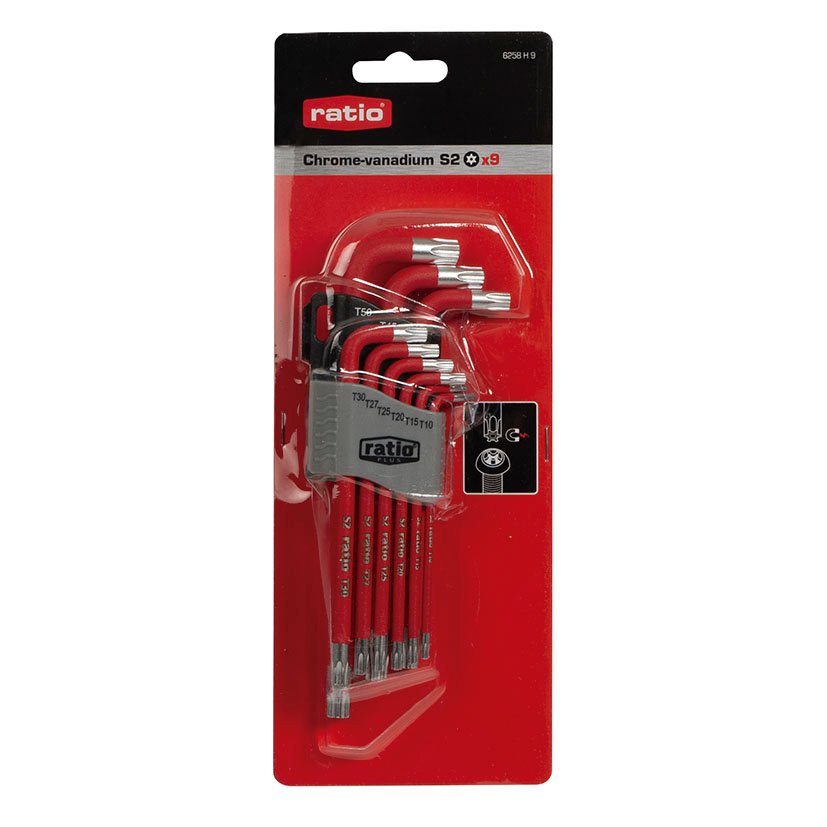 Llaves TORX Seguridad MAGN JG 9(T10-50)RA RATIO vaso - Imagen 3