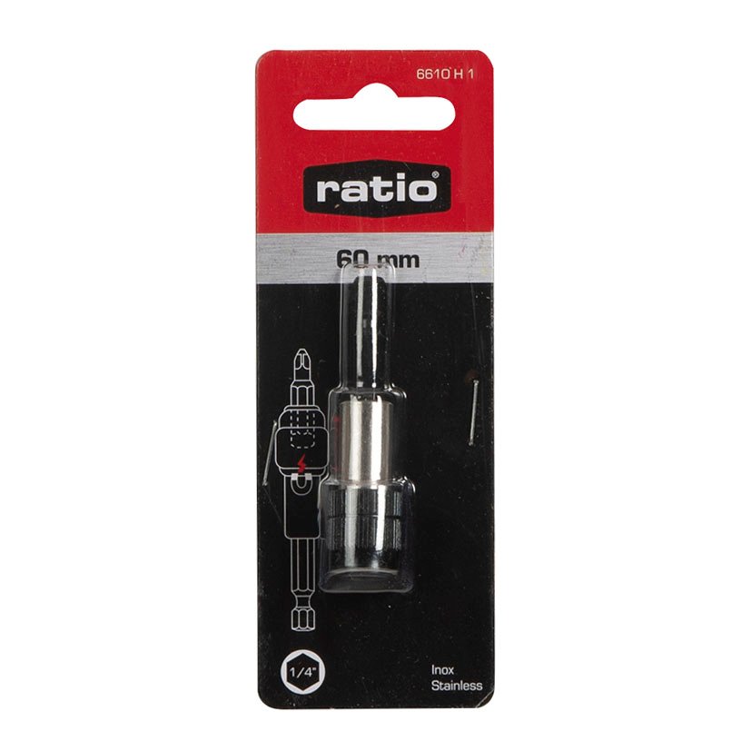 Adaptador MAGN AJUST Rapido Puntas RATIO Ref. 6610H1 atornillado portapunta - Imagen 2