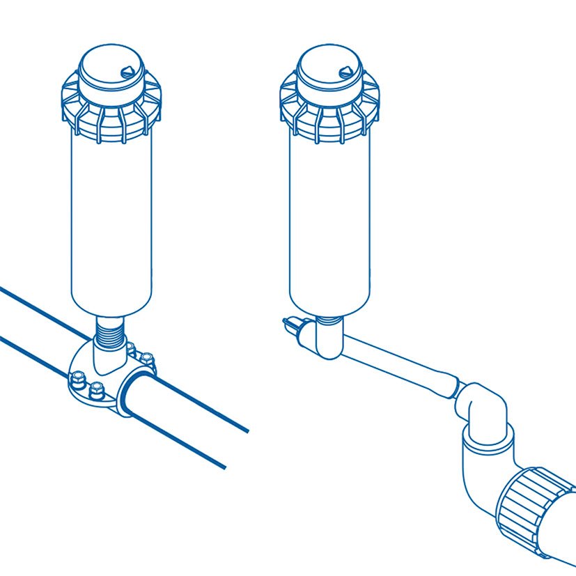 Turbina RIEGO 1/2" 5-9 M 40º-360º Aquacontrol 5 Bar difusor - Imagen 5