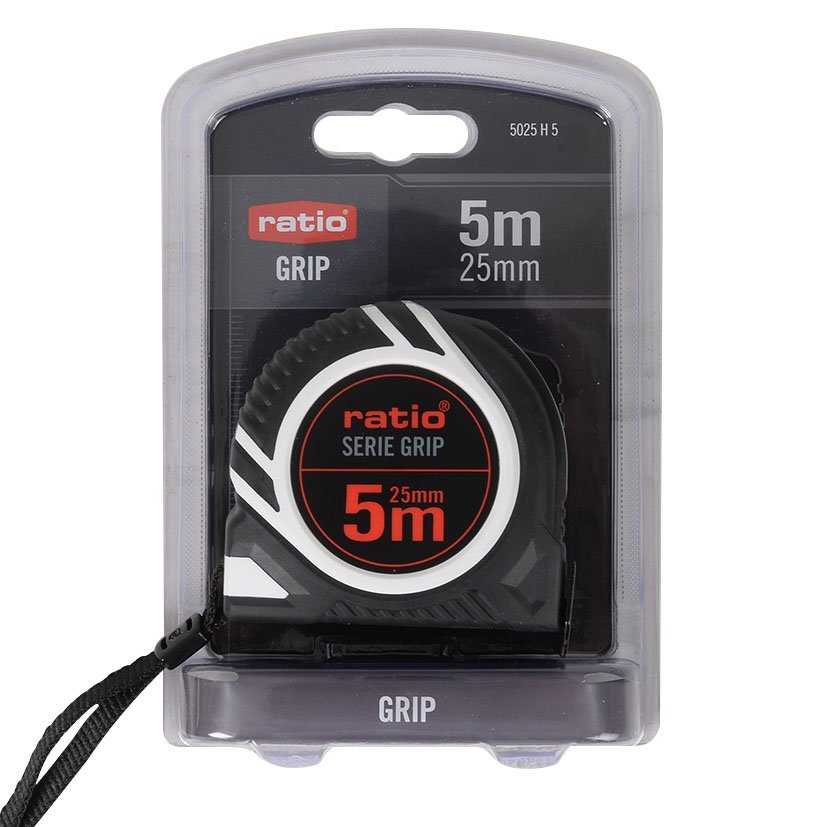 Flexometro CINTA 25/5 M GRIP RATIO 25 Mm métrica flexómetro - Imagen 4
