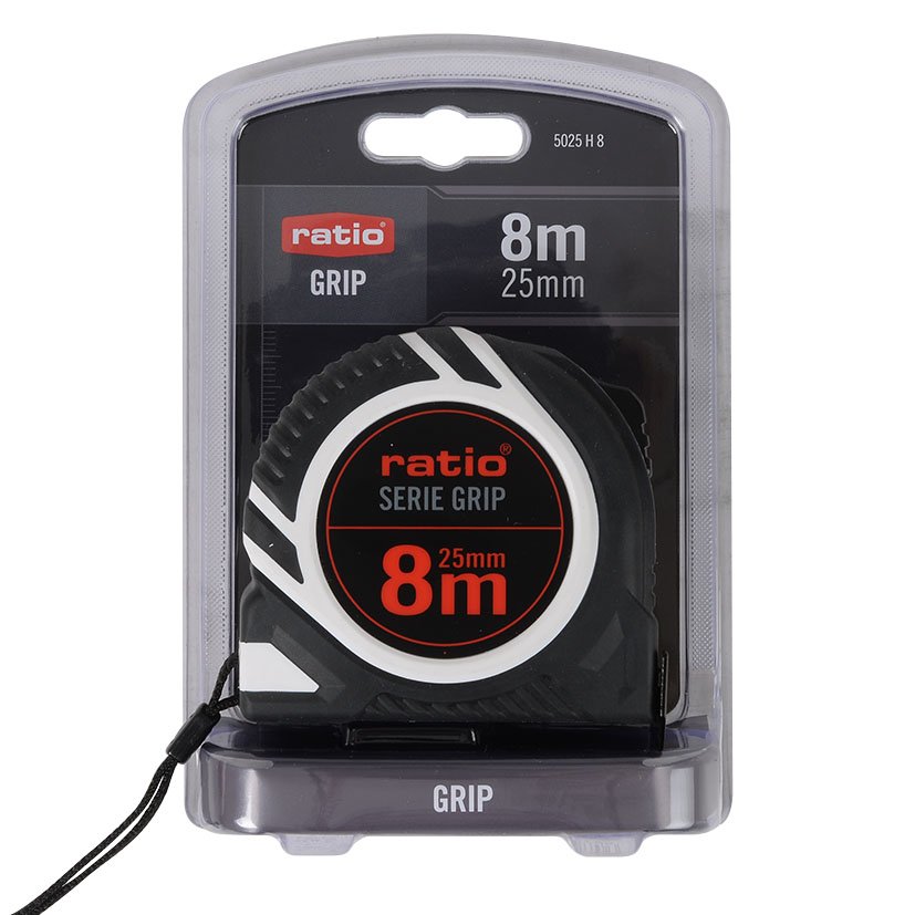 Flexometro CINTA 25/8 M GRIP RATIO 25 Mm métrica flexómetro - Imagen 3