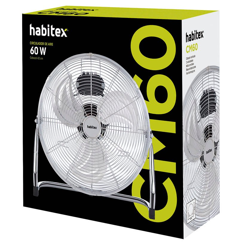 Circulador AIRE M CM60 60 W Habitex 60 W 42X18X42 Cm ventilador suelo - Imagen 3