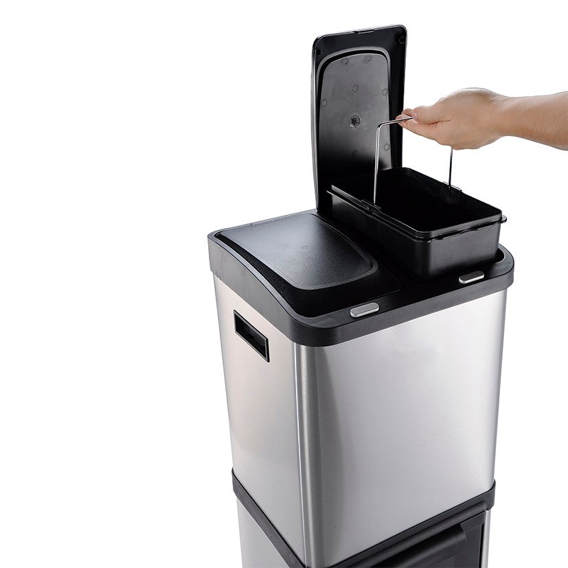 CUBO PEDAL Ecologico 3 COMP Habitex 5X31X77 Cm 6X21 - Imagen 5