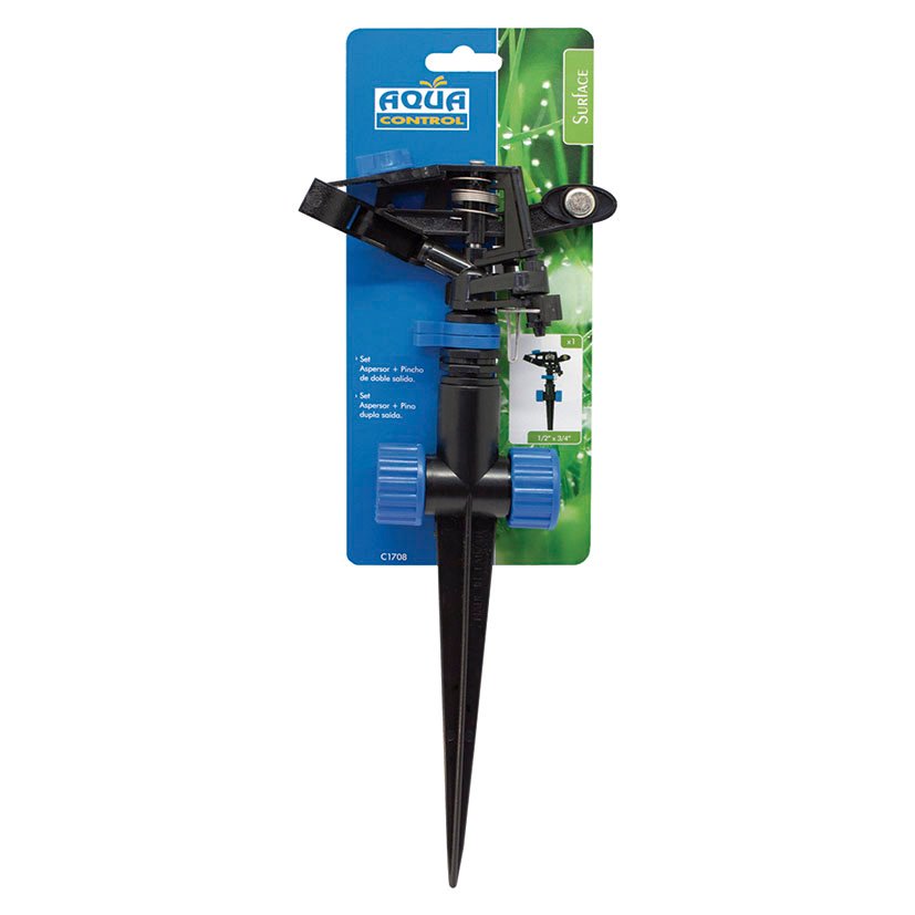 Aspersor DE Impacto 1/2"+PINCHO Aquacontrol 1180 L 4 Bar programador - Imagen 4