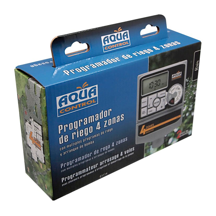 Programador Electrico 4 Estaciones Aquacontrol 650 a 50 Hz aspersor - Imagen 3
