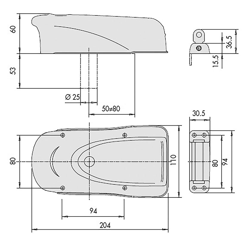Cerradura Electr Sobreponer MOD 721 CISA - Imagen 2