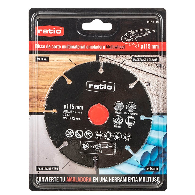 DISCO Multiwheel DE Carburo 115 MM RATIO 115 MM 115X1 Mate - Imagen 3