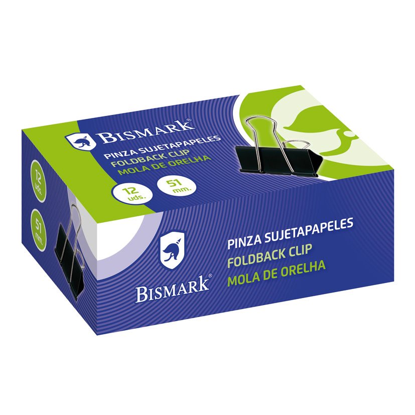 Pinzas Sujetapapeles 32 Mm CAJA 12 UD 32 MM material oficina - Imagen 2