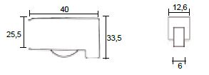 Rodamiento NYLON INASA 163 12 Unid Micel 40X33 5 Mm puerta ventana aluminio - Imagen 2
