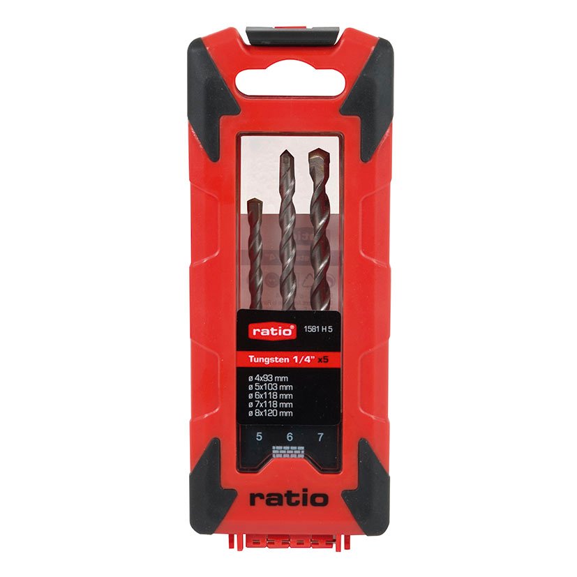 Brocas para PARED Juego 5 Cordless RATIO 8 Mm - Imagen 3