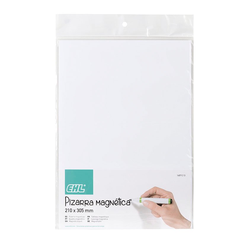 IMAN Pizarra PVC Blanca 210X305 MM EHL 210X305 MM soport magnético - Imagen 2