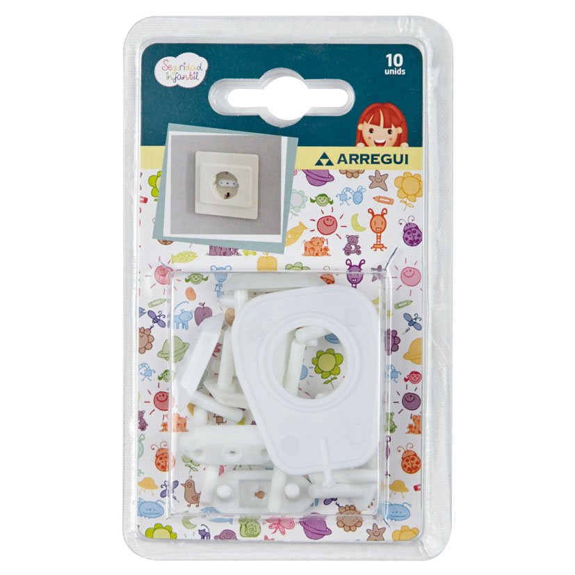 Protector DE Enchufes FIJO 10 UDS Arregui infantil - Imagen 3