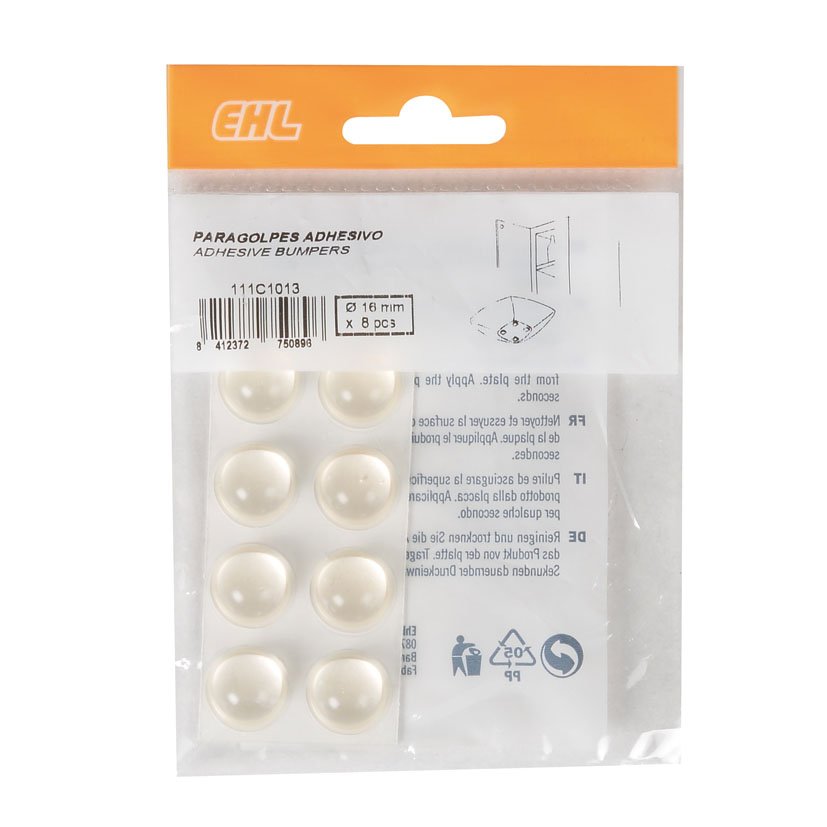 GOTA Paragolpes TRANS 8 UDS Ø16 MM EHL 16X7 9 Mm fieltro deslizant - Imagen 2