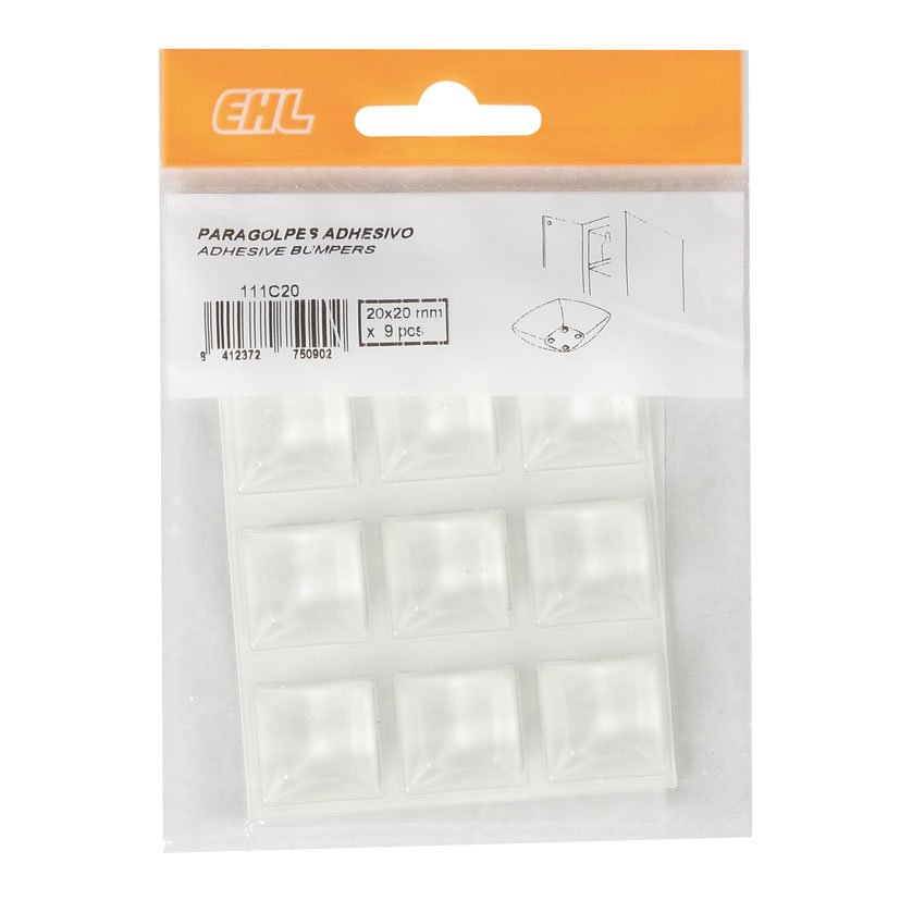 GOTA Paragolpes TRANS 9 UD 20X20 MM EHL fieltro deslizant - Imagen 2