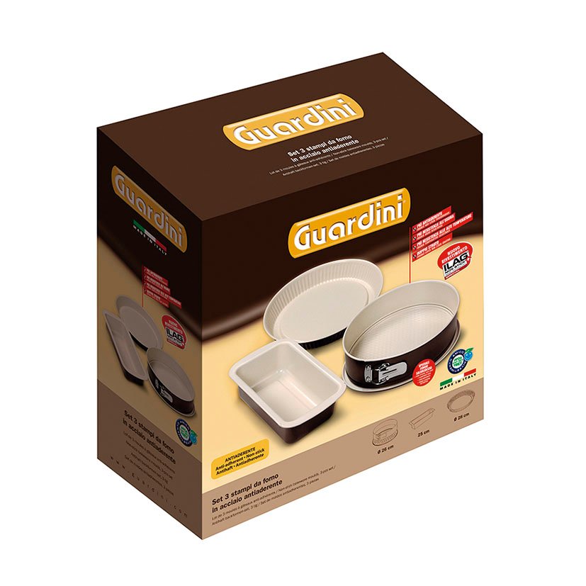 MOLDE Reposteria Juego 3 Guardini mold pastel - Imagen 3