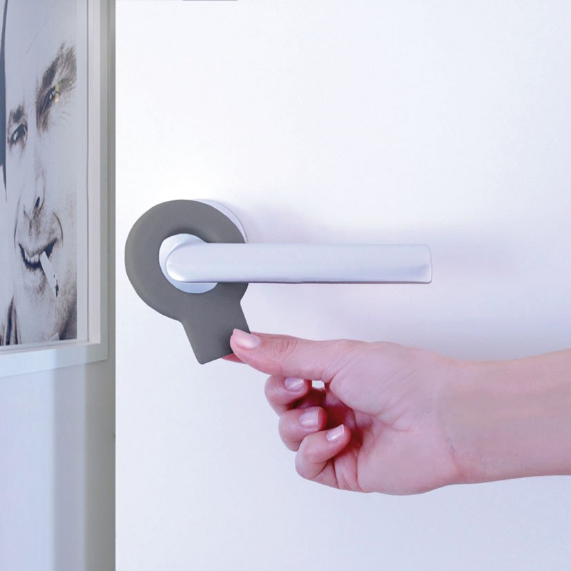 TOPE Puerta MOD LOCK GRIS top - Imagen 3