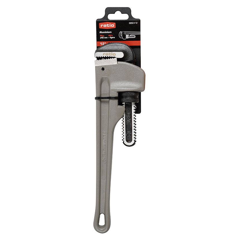 LLAVE Aluminio 14" RATIO 350 Mm 48 Mm herramienta tubo - Imagen 2