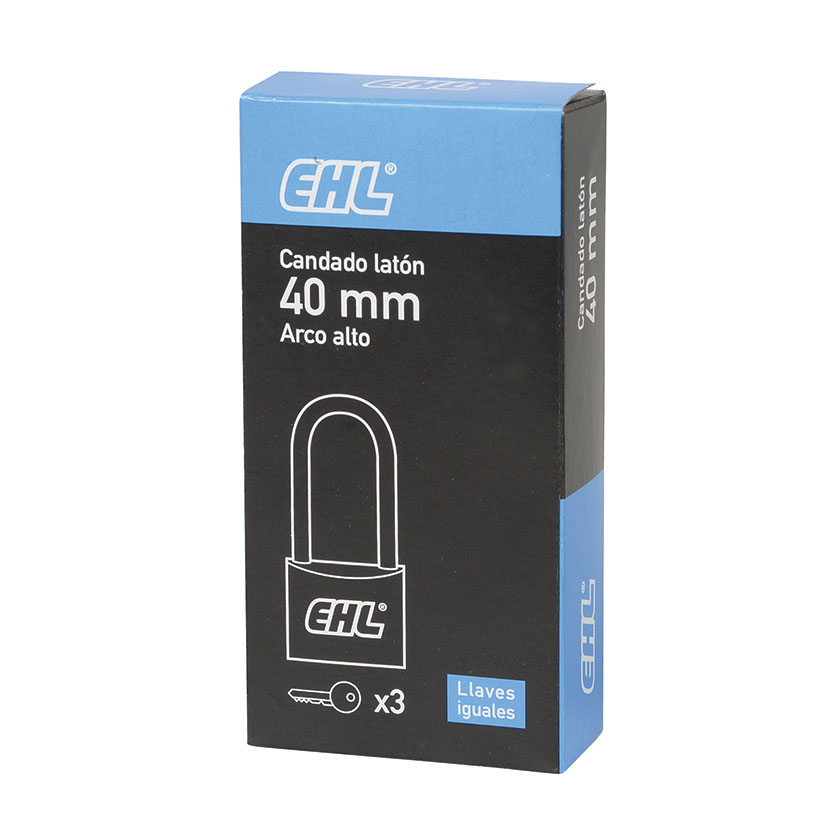 Candado Latón A ALTO 30 MM LLAV IGUAL EHL - Imagen 2