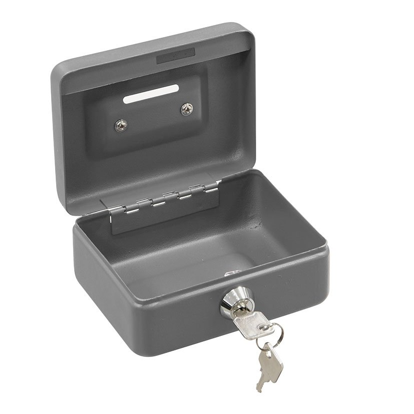 CAJA Caudales Grafito HUCHA 60X 125X85 MM Arregui 60X125X85 MM cajita - Imagen 2