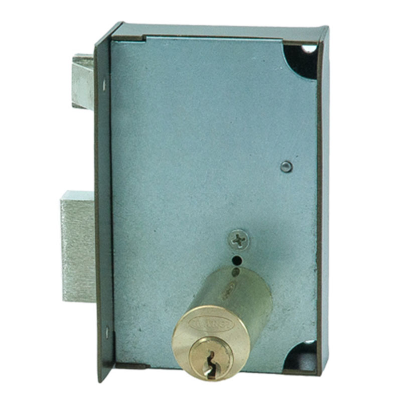 Cerradura Sobreponer 56A 60 Mm IZDA BOMB RED Ilargi 60 MM cilindro redondo - Imagen 2