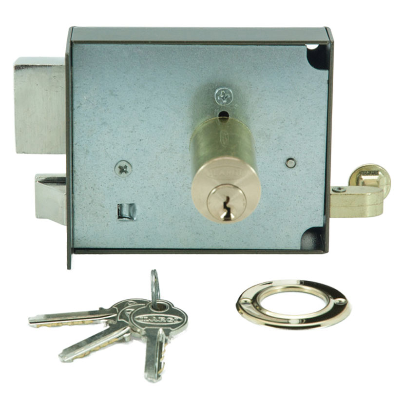 Cerradura Sobreponer 125A 100 Mm DCHA BOMB REDON Ilargi 100 MM cilindro redondo - Imagen 4
