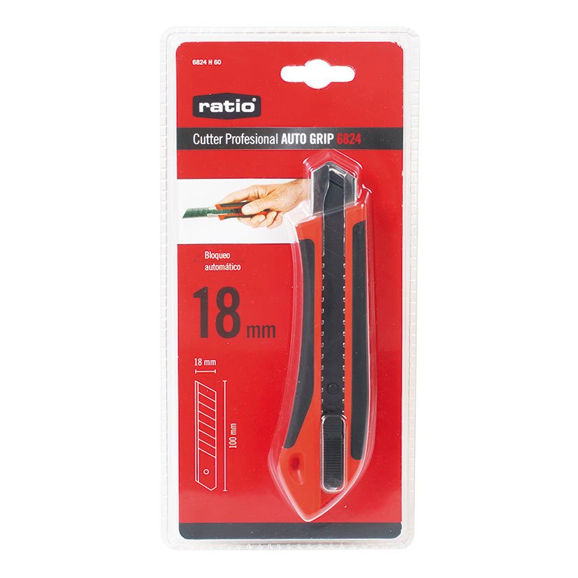 Cortador HOJA 18 MM AUTO LOCK MGO BIMAT RATIO 18 MM herramienta corte - Imagen 3