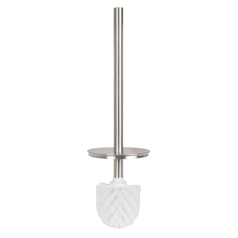 Escobillero WC INOX OVAL SATIN Habitex 12X38 5 Cm baño - Imagen 3
