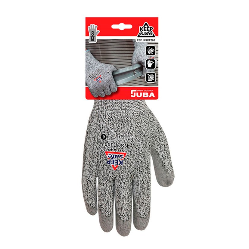 Guante KEEP SAFE HDPE / PU TALLA 10 Juba corte - Imagen 3