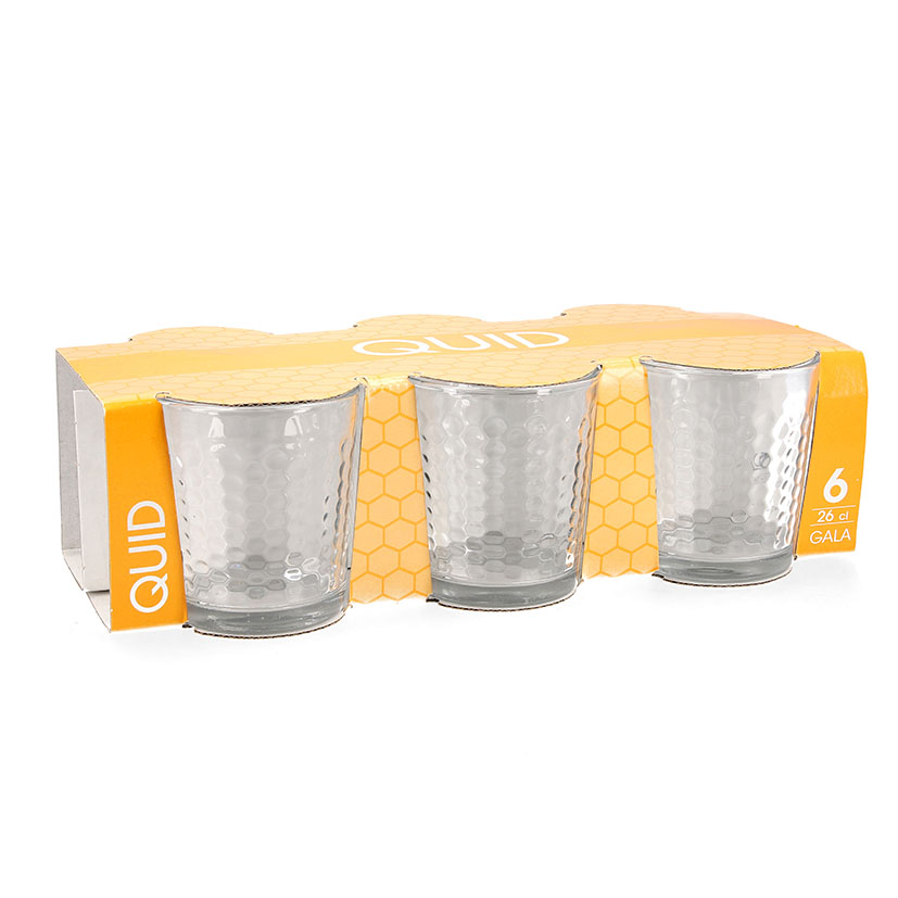 VASO GALA QD 26 CL JUEGO 6 Unidades Arc 8X8 4 Cm cristalería mesa - Imagen 3